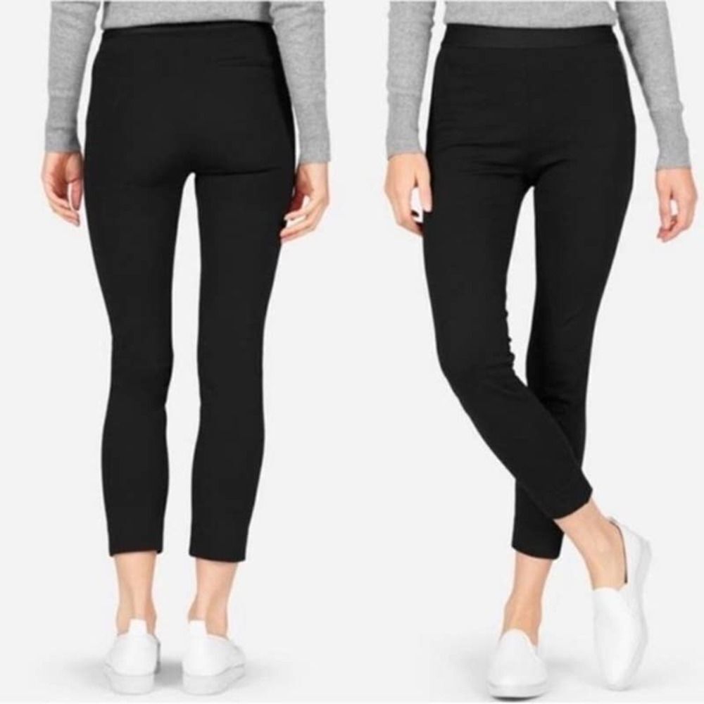 Everlane Stretch Ponte Cropped Elastic Skinny Pant Trouser NWT Womens xs
